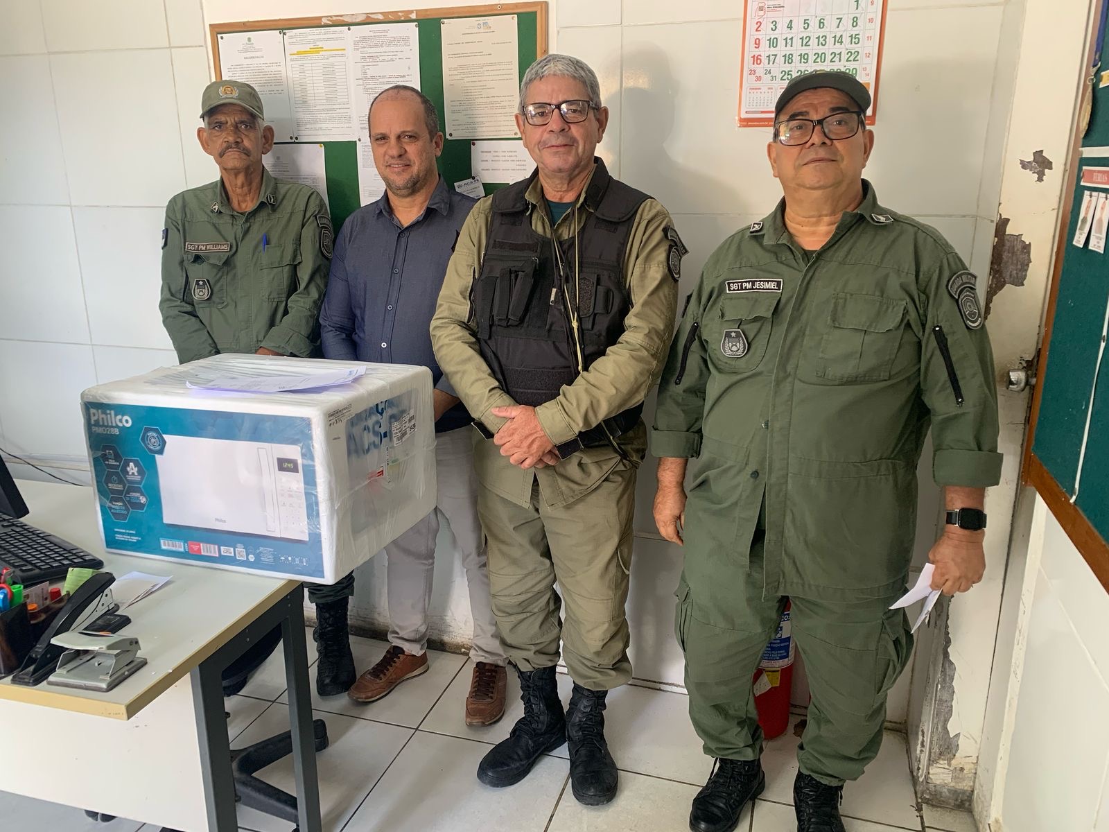 Visita Posto de Segurança do Hospital Osvaldo Cruz